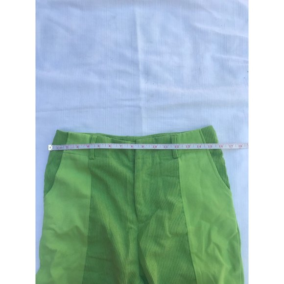 Green Two Tone Color block pants size large - Picture 4 of 6